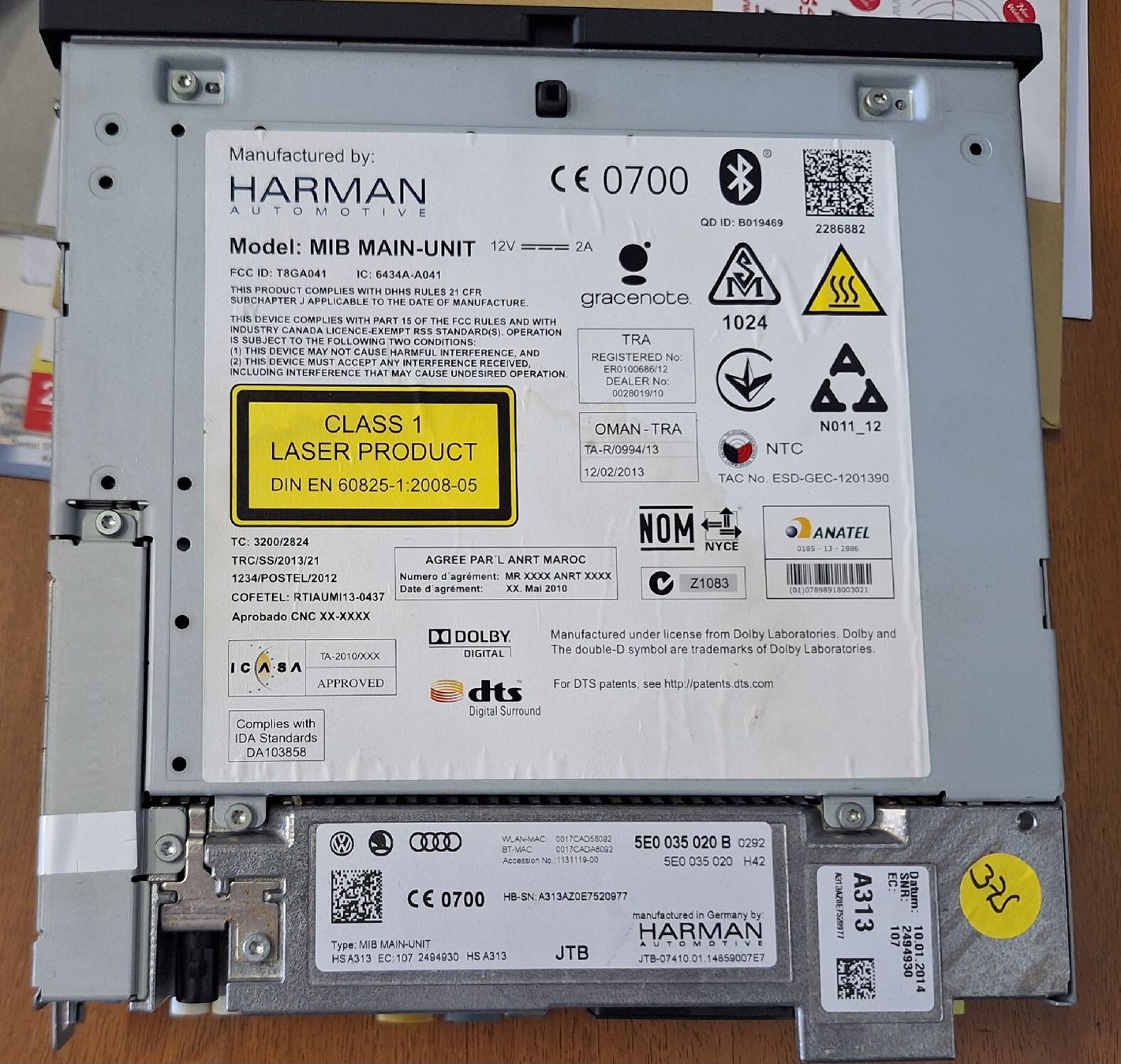 Harman Automotive MIB Main Unit - Original: Audi, skoda, vw (Gebraucht ...