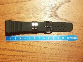 24mm Bracelet de montre en silicone