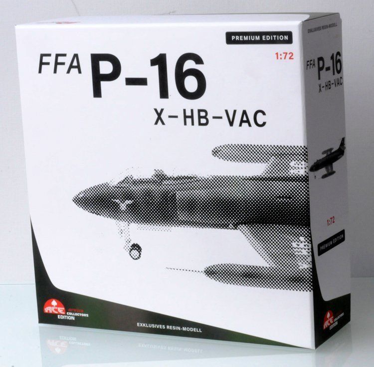 Schweizer Armee Kit di modellismo & Modellini statici: P-16 X-HB-VAC Prototyp Schweizer Kampfflugzeug 1/72 . – Nuovo e nell'imballaggio originale da Hochfelden venduto da aviatikboerse_top 1