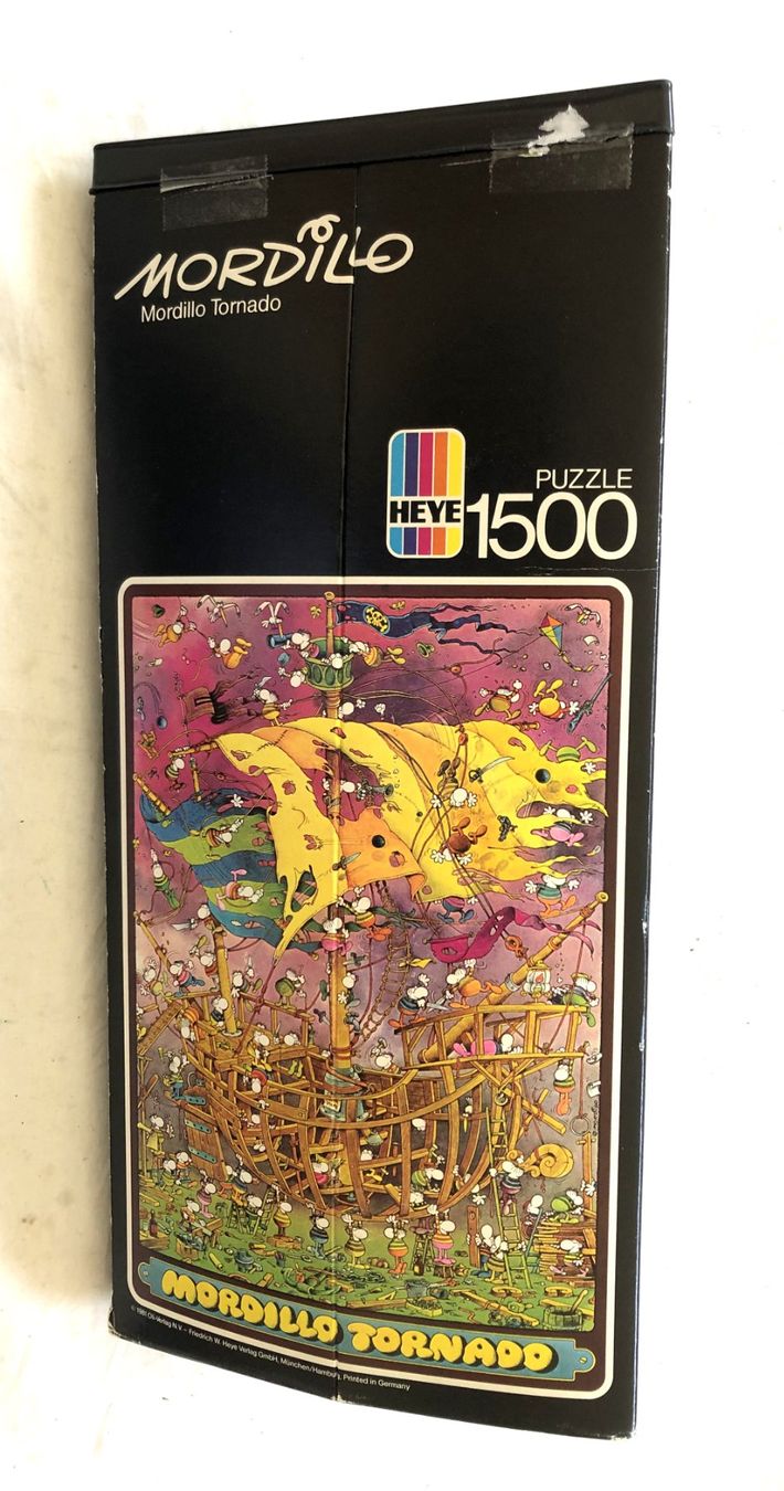 Heye Puzzle: Mordillo - Puzzle - TORNADO- 1500 Teile [eingeschweisst] – Nuovo (secondo la descrizione) da Schaffhausen venduto da durruti 1