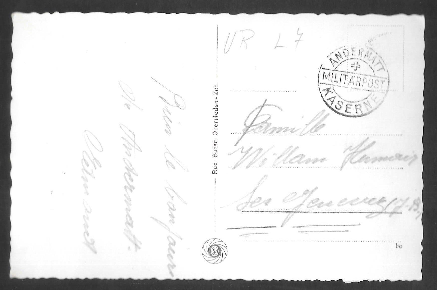 Cartes postales: Andermatt Flugaufnahme Feldpoststempel – D'occasion à Olten par clotaldi 1