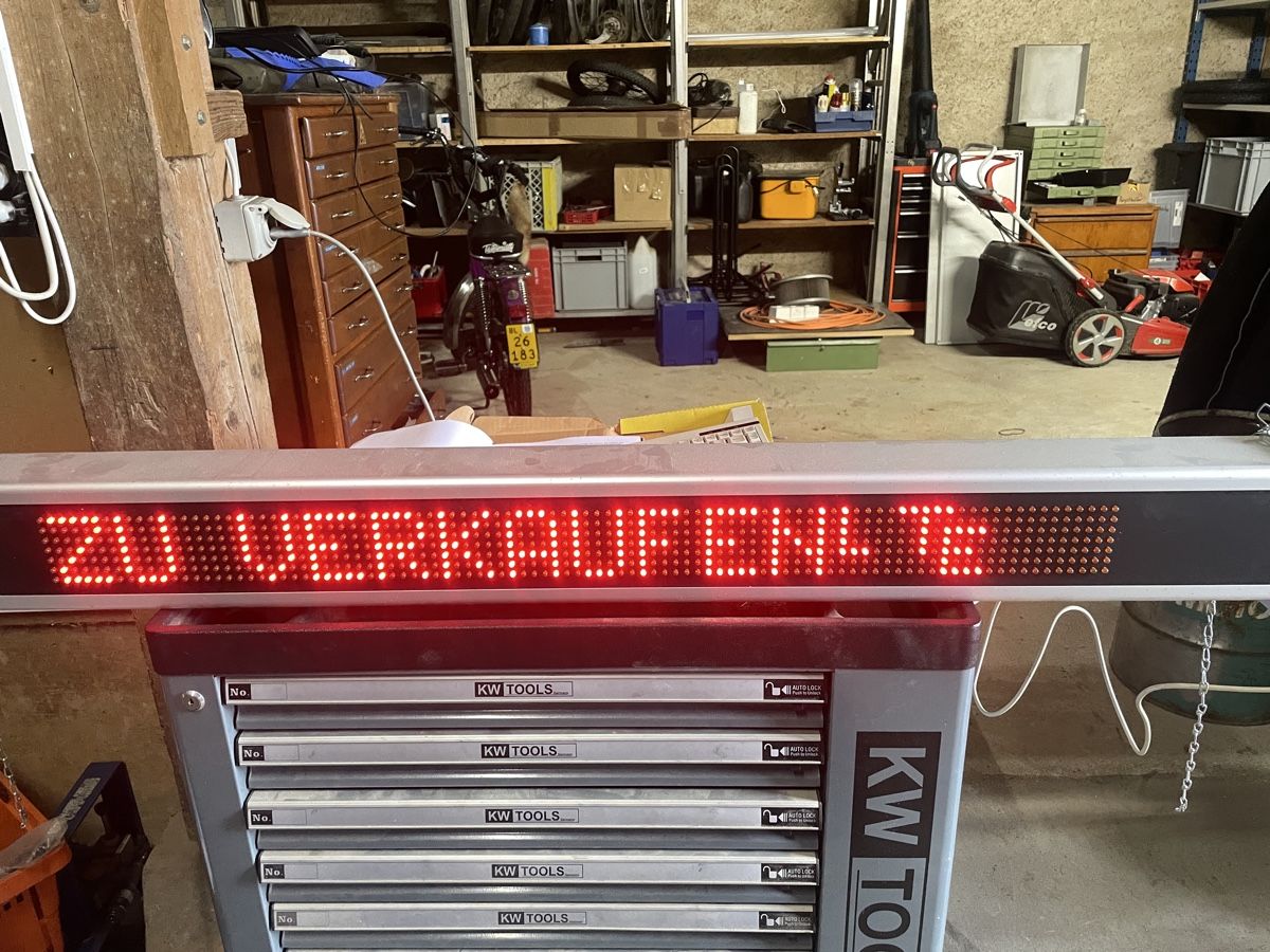Ecriteaux: Licht Laufschrift System – D'occasion à Wenslingen par SchrauberGirl76