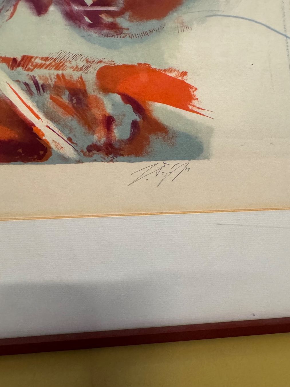Arts picturaux & lithographies: Lithos Hand signiertes Bild – D'occasion à Schlieren par Freundlich02 4