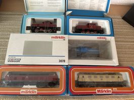 5 Märklin H0-WS Loks guter Zustand ab 99.-