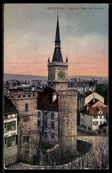 Ansichtskarten: AK Biel, Tour de Rosius – Gebraucht aus Berlin von bartko-reher