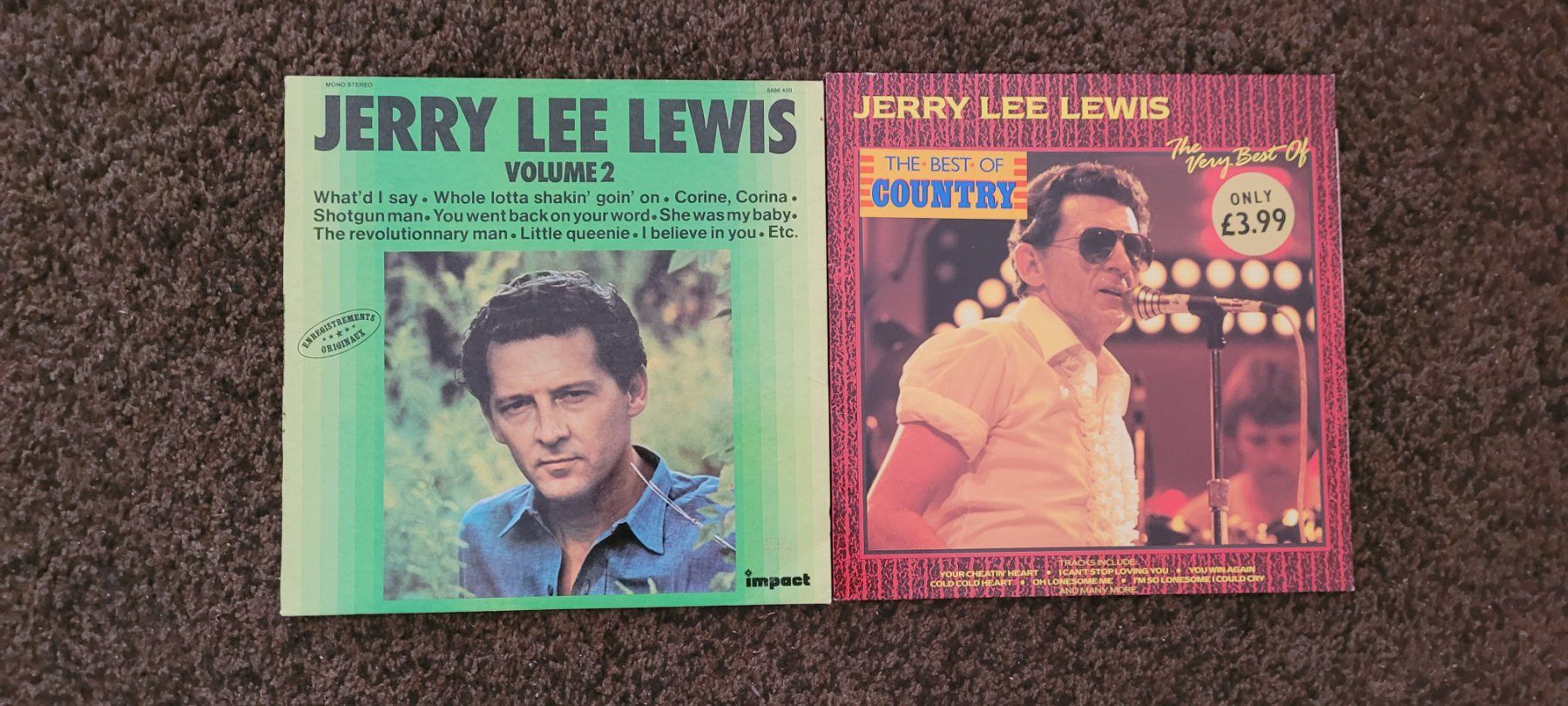 Dischi in vinile: 2 LP  Jerry Lee Lewis – Usato da Martigny venduto da MZ-67