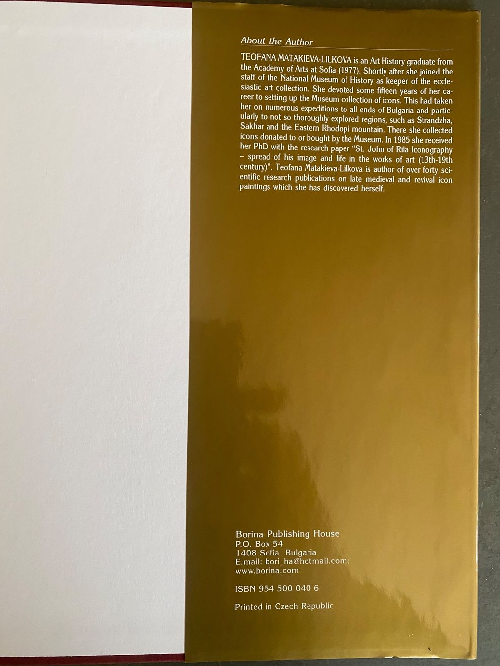 Libri: "Icons in Bulgaria" - Ikonenbuch – Nuovo (secondo la descrizione) da Dallenwil venduto da kavogt6 6