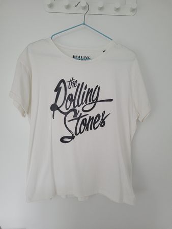 Rolling Stones T-Shirt, Weiss, Grösse S