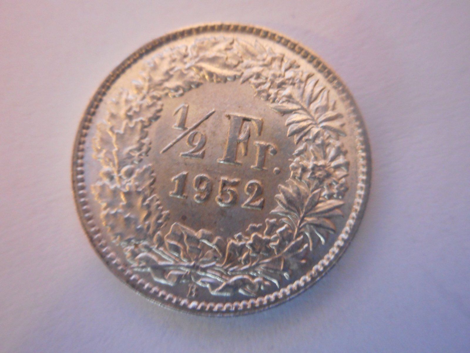 Tutti le monete: 50 Rp. 1952 silber  vorz – Usato da Kriegstetten venduto da pizlad2010