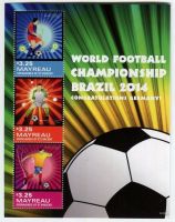 Block "Fussball". St. Vincent.