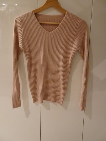 NEUER altrosa Stretch Pulli Gr. XS - 224068