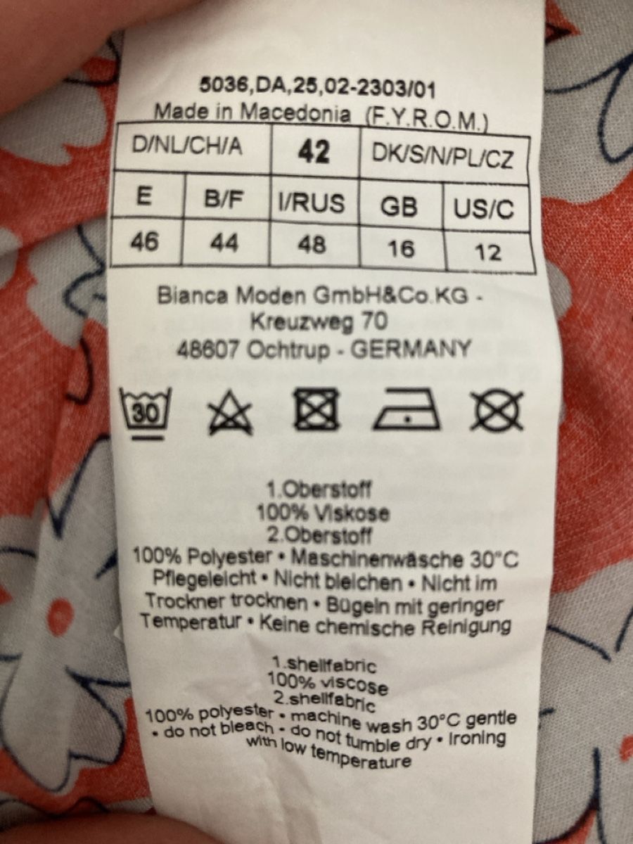 Chemisiers: Chemise Bianca taille 42 – D'occasion à St-Maurice par Misslungen 3