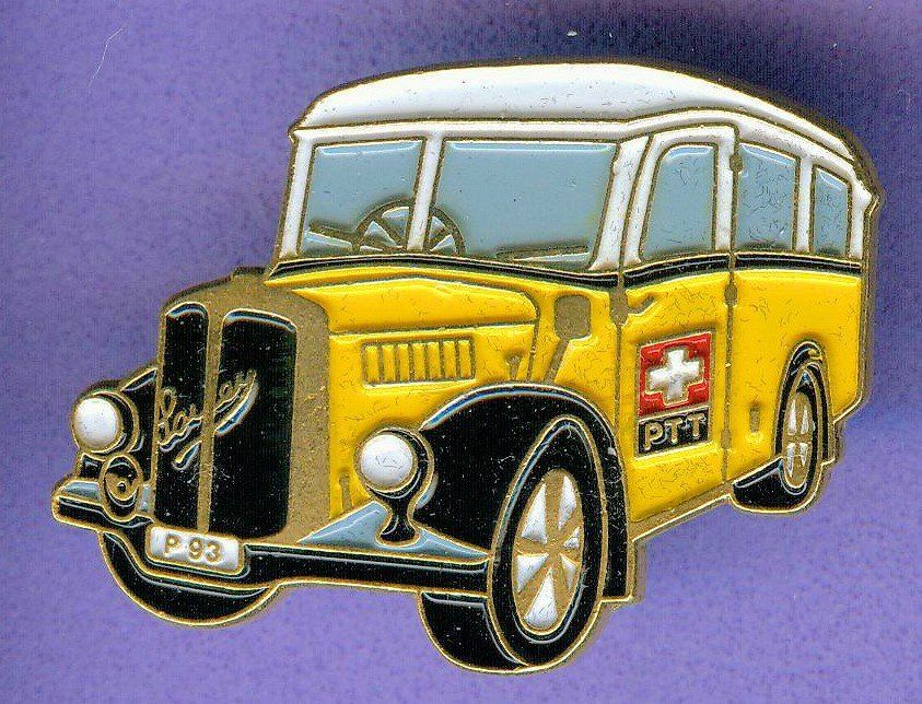 Plaketten & Abzeichen: PTT  Postauto  SAURER – Gebraucht aus Winterthur von Sammleroase