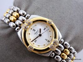 CHOPARD GSTAAD 18K/SS/DIAMANTEN QUARTZ 32/8128 DAMENUHR