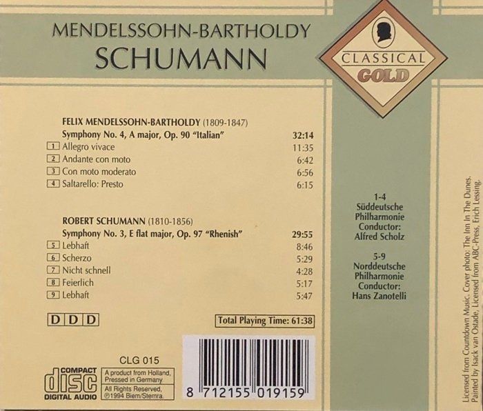 CD: Mahler / Schumann / Beethoven – Usato da Grüningen venduto da azulamarillo 2