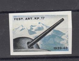 Artillerie 124/2* Fest.Art.Kp.17 Kat.15.-