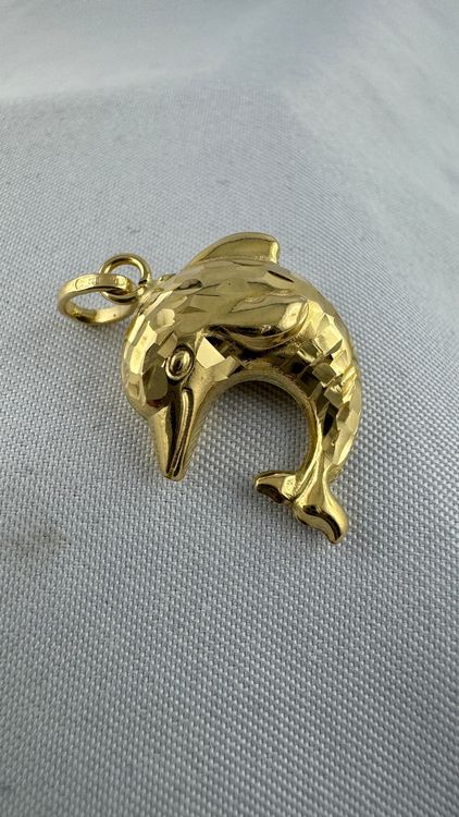 Ciondoli: Delfin Anhänger in 750 Gold / 18 Karat – Nuovo (secondo la descrizione) da kreuzlingen venduto da fantasy_schmuck 7