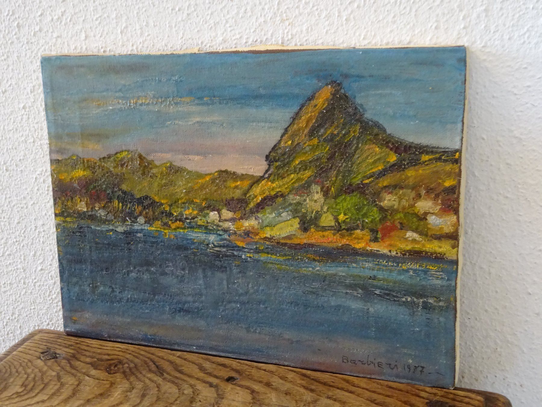 Gemälde: Lago di Lugano / Aldo Barbieri - 1977 – Gebraucht aus Esslingen von eintagammeer 2