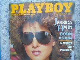 Sex Magazin Erotik US PLAYBOY 1987 Nov + Poster Top Zustand
