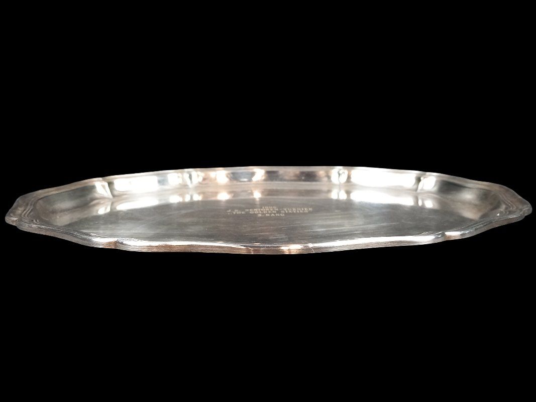 Plateaux: Tablett versilbert 35cm – D'occasion à Hünenberg par Restwert_Zug 4