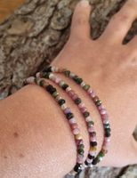 facettierte Turmalin Kette mit Sterling Silber