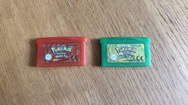 Jeux Pokémon GBA Rouge Feu / Vert Feuille