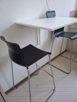 Barhocker 2 Stk. schwarz Metallgestell guter Zustand