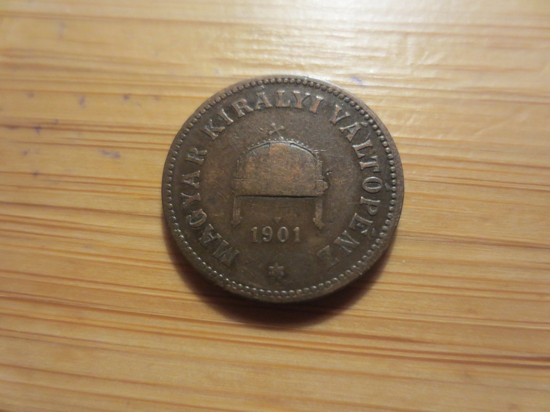 Tutti le monete: Münze Ungarn 1901 - 2 Filler – Usato da Weier im Emmental venduto da waefler03 1