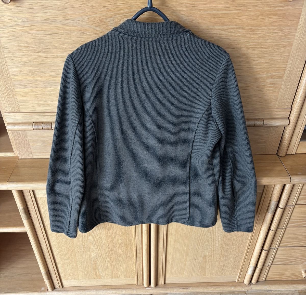Tom Tailor Jacken: Tom Tailor Strickblazer, olivgrün – Gebraucht aus Celerina von Heli87 1