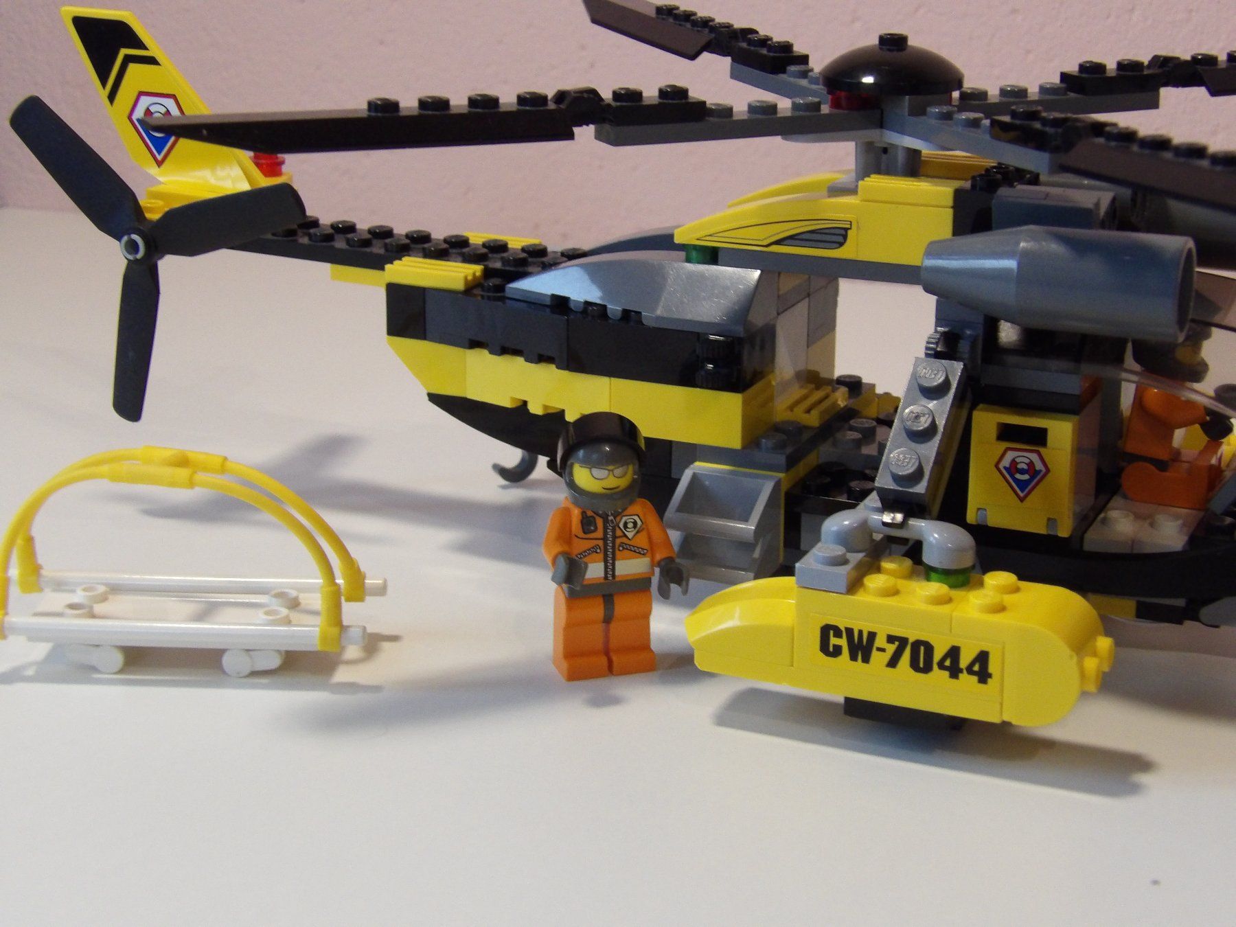 Lego Kit di costruzioni: Lego 7044 Rettungshelikopter – Usato da Niederlenz venduto da Steff99 3