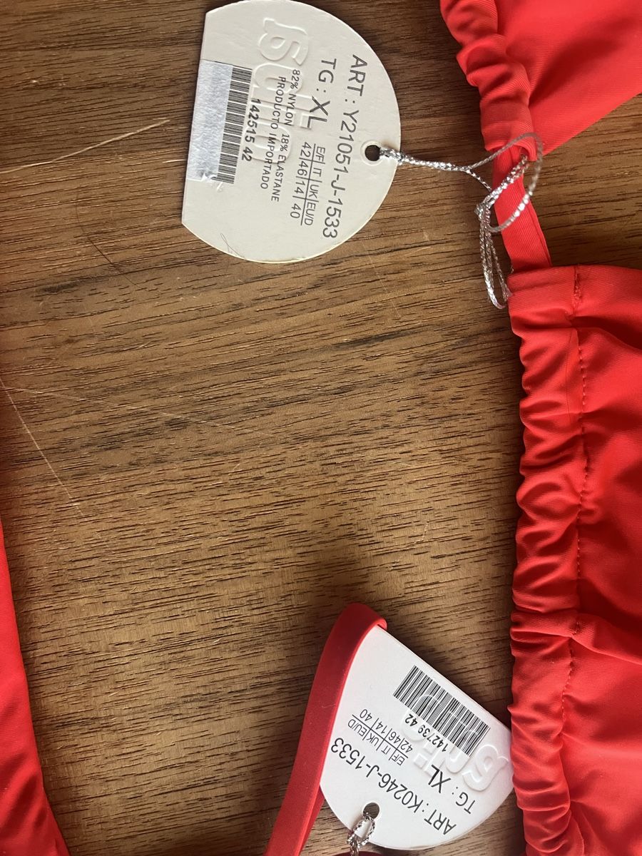 Badekleider & Bikinis: Bikini rot Gr XL – Neu und originalverpackt aus Aarberg von Jakaro 2