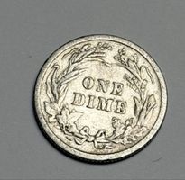 Pièce de monnaie 10 cents USA Barber 1911 argent