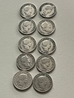 Lot mit 10 Stk. 5 Rp. 1904
