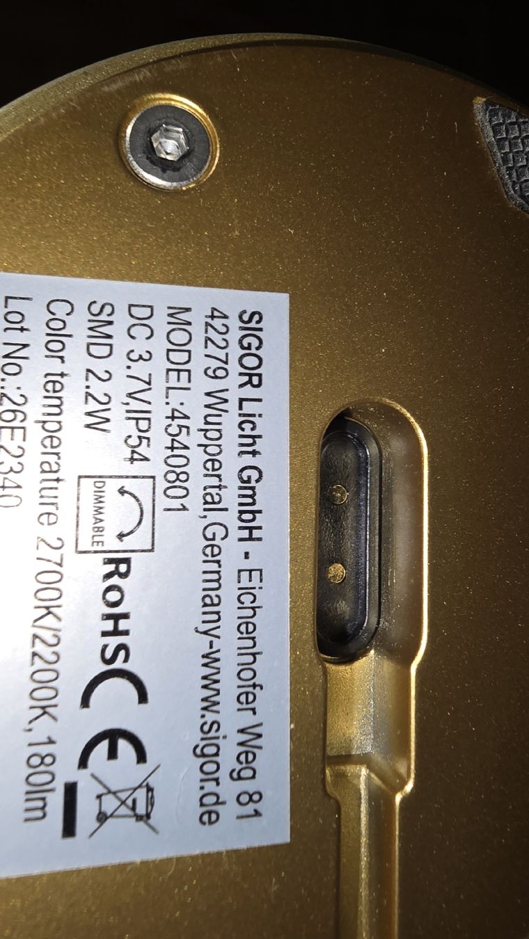 Lampes: Sigor Nudrop gold – D'occasion à Zürich par rolf290 1