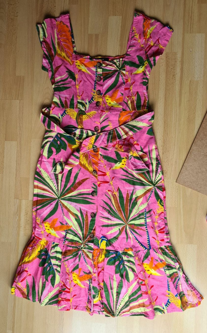 Vestiti: Sommerkleid mit Leinen 36/38 – Usato da Hagendorn venduto da happyclothing 2
