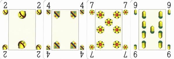 Giochi: Poker Karten SWISS Combi – Nuovo e nell'imballaggio originale da Humlikon venduto da GX30 4