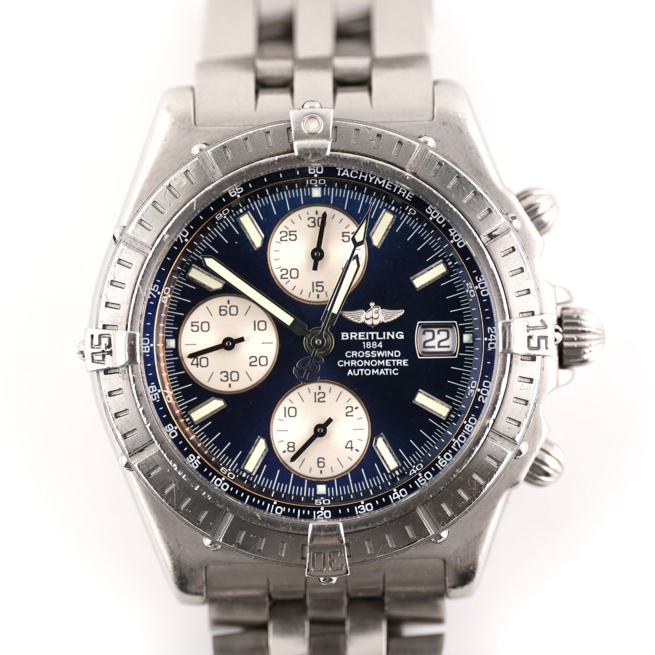 Breitling Uhren: Breitling Crosswind Chrono Fullset – Gebraucht aus Basel von Edelmetallhaus24