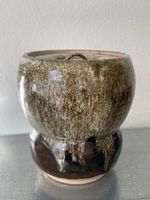 Japanese Tea Ceremony Ceramic Lidded Water Pot Mizusashi