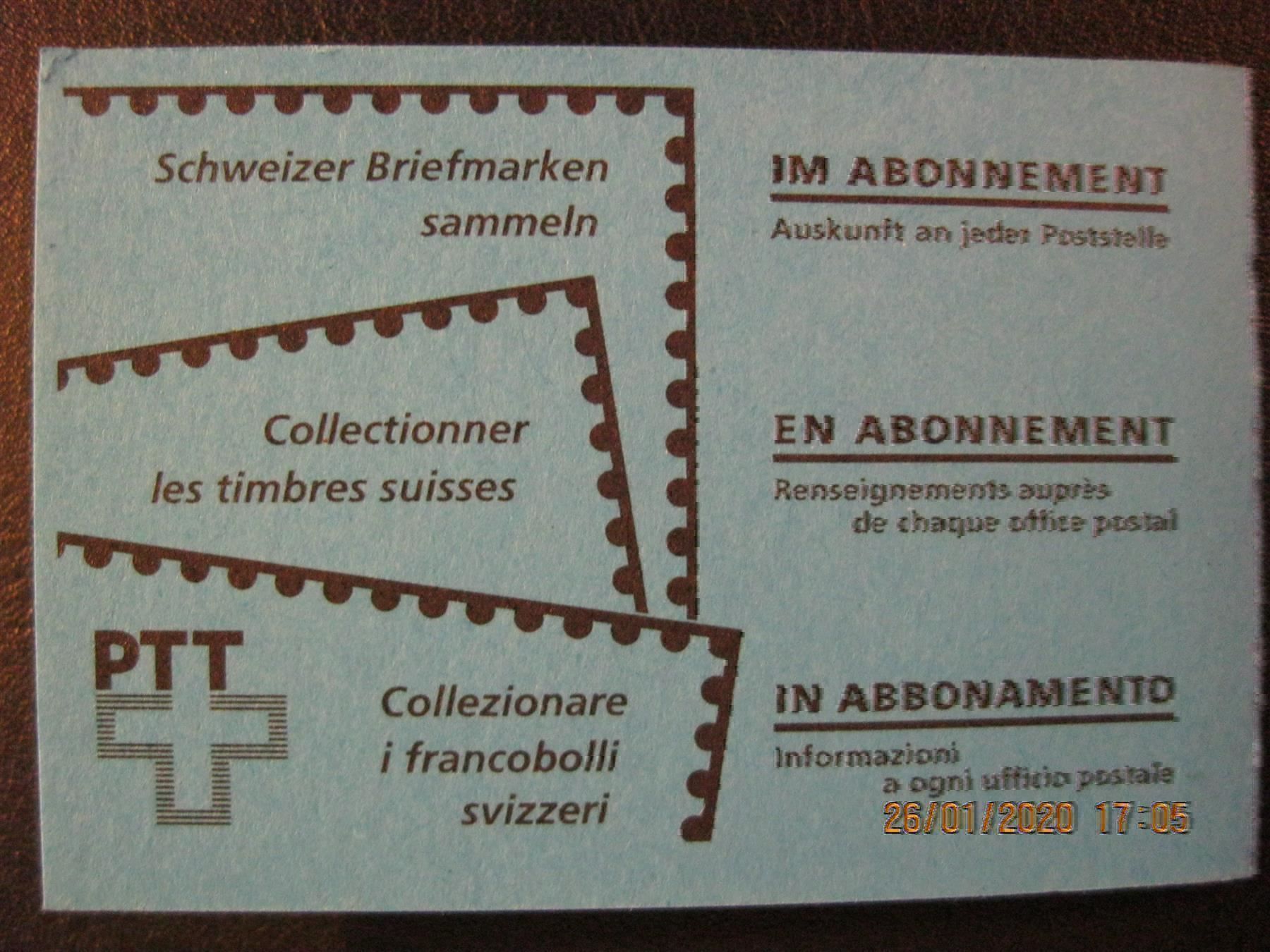 Tutti i francobolli: 1993 Tourismus Markenheft Postfrisch – Nuovo (secondo la descrizione) da Affoltern am Albis venduto da Andrezc 2