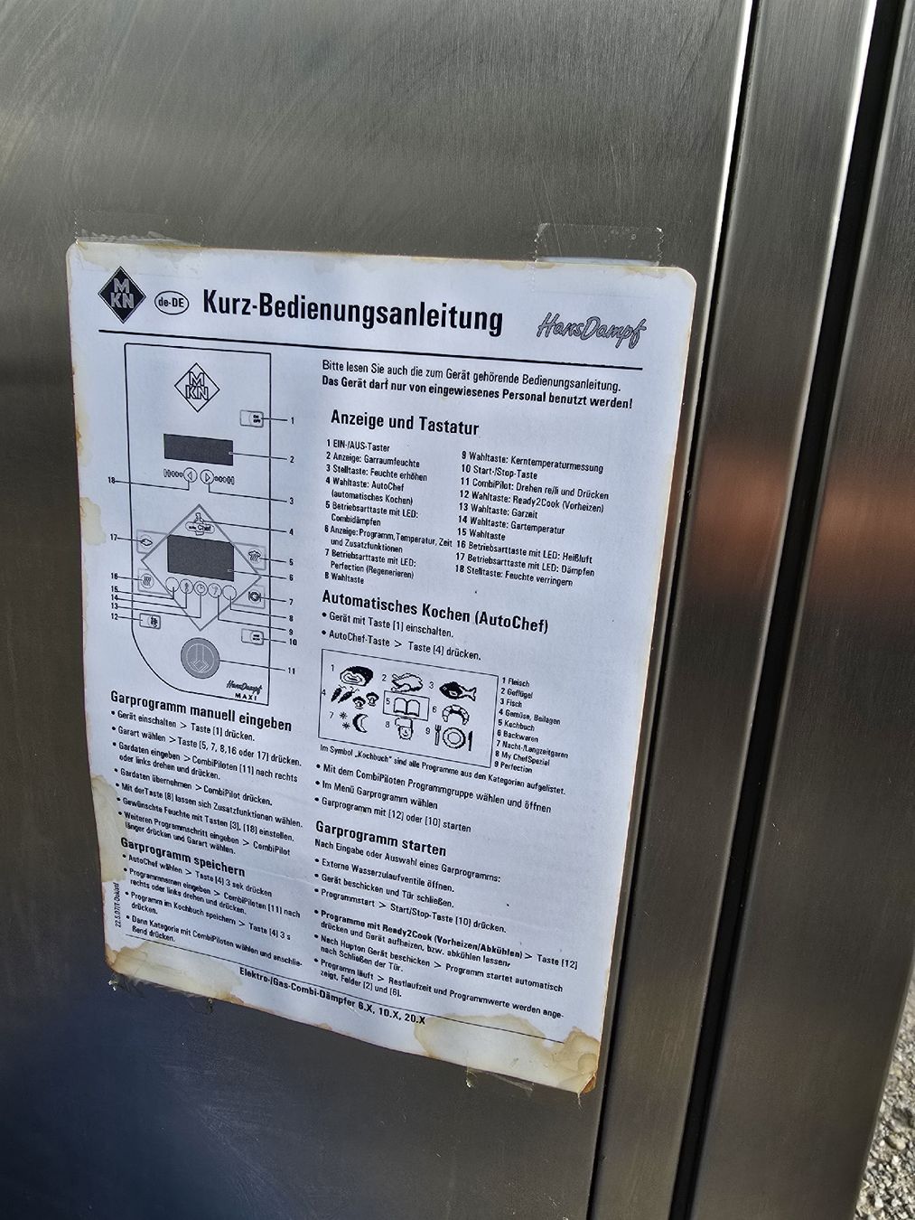 Elettrodomestici da cucina: Combitherm Elektro Kombi-Dämpfer ##23 – Usato da Wuppenau venduto da Gastro.Wuppenau 6