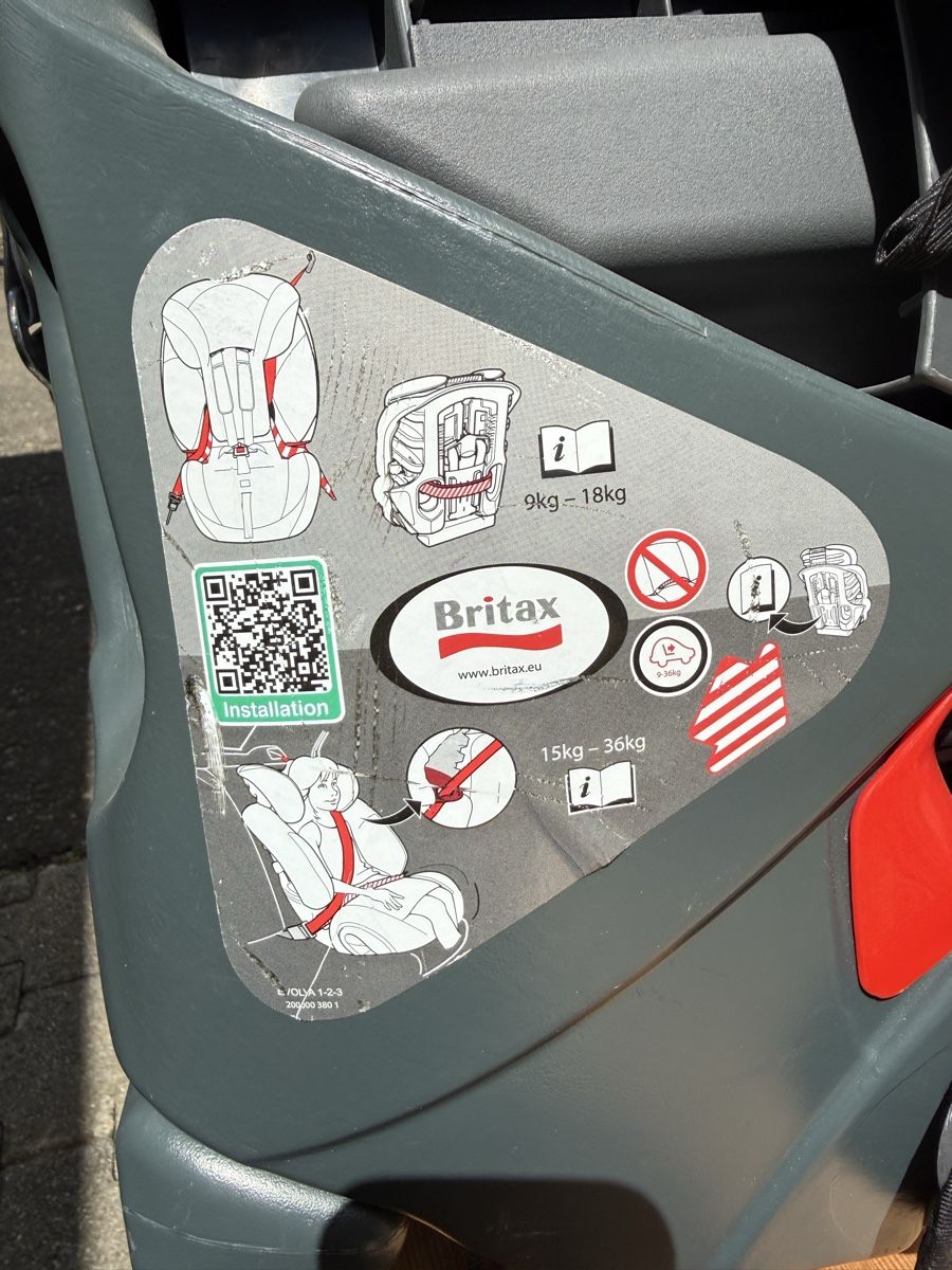 Britax Römer Sièges auto: Kindersitz Britax – D'occasion à Werdenberg par coci86 2