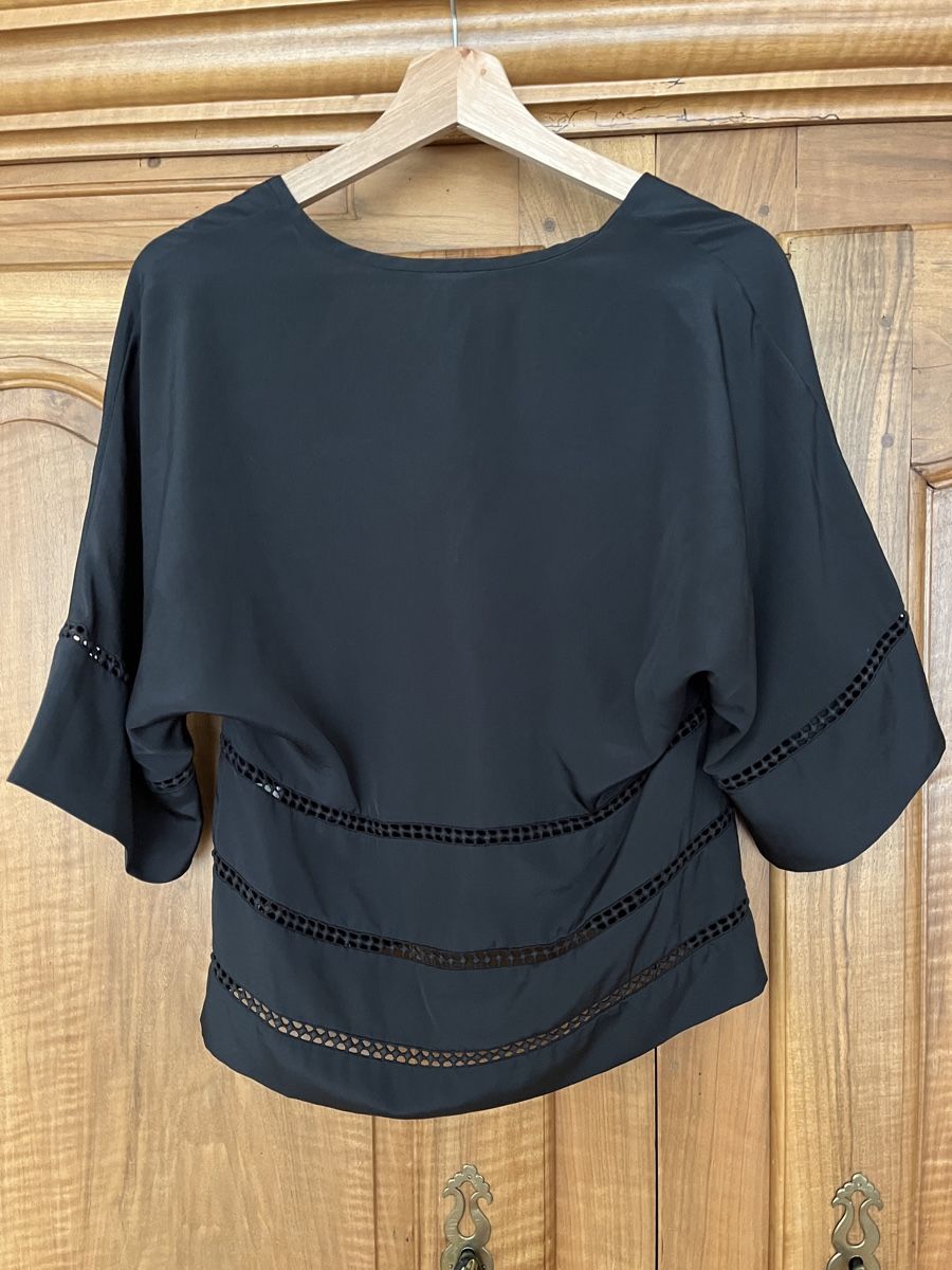 Iro Blusen: IRO Bluse schwarz Gr. 38 – Gebraucht aus Rotkreuz von zisii 1