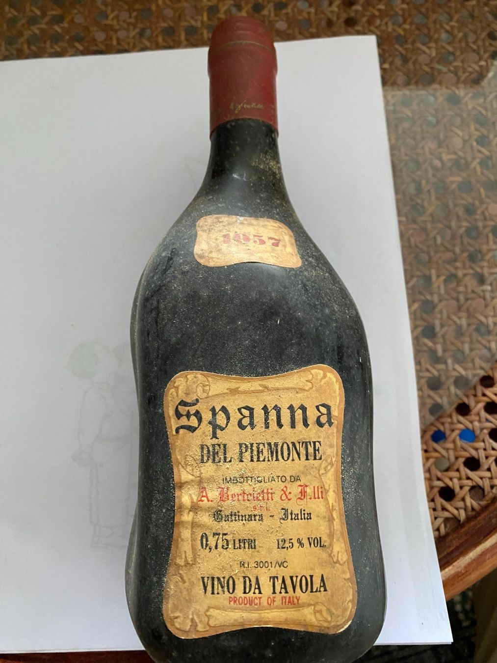 Vino: Alter Wein 1957 – Nuovo (secondo la descrizione) da Sachseln venduto da basti1950 4