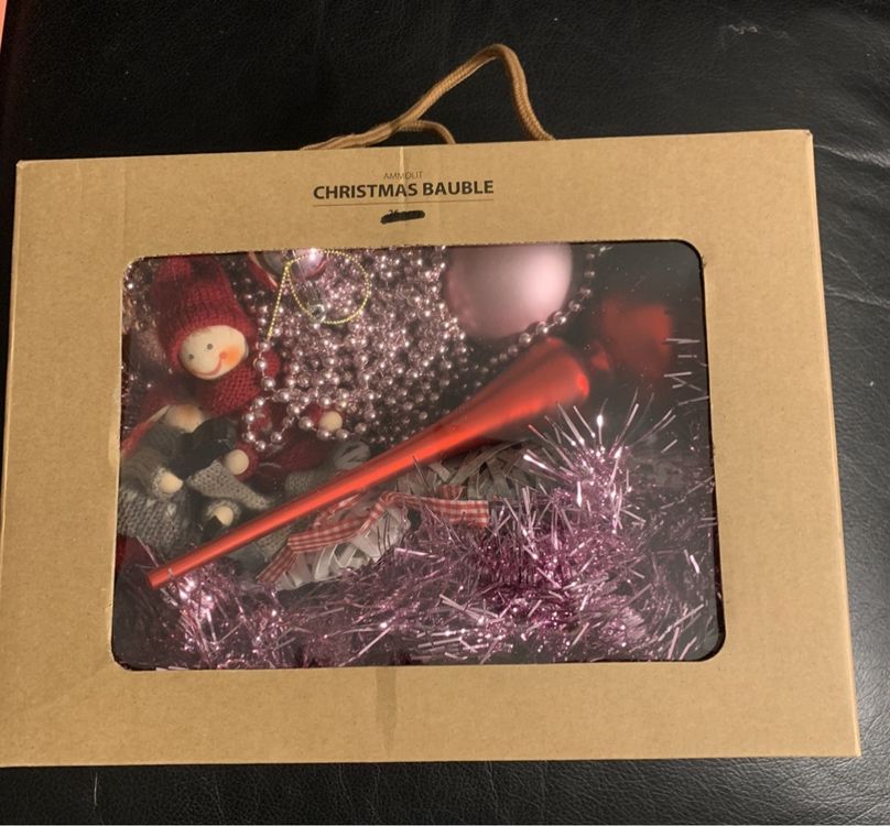 Weihnachtsdeko Set Rosa, Glitzer, Kugeln, Spitze | Kaufen auf Ricardo