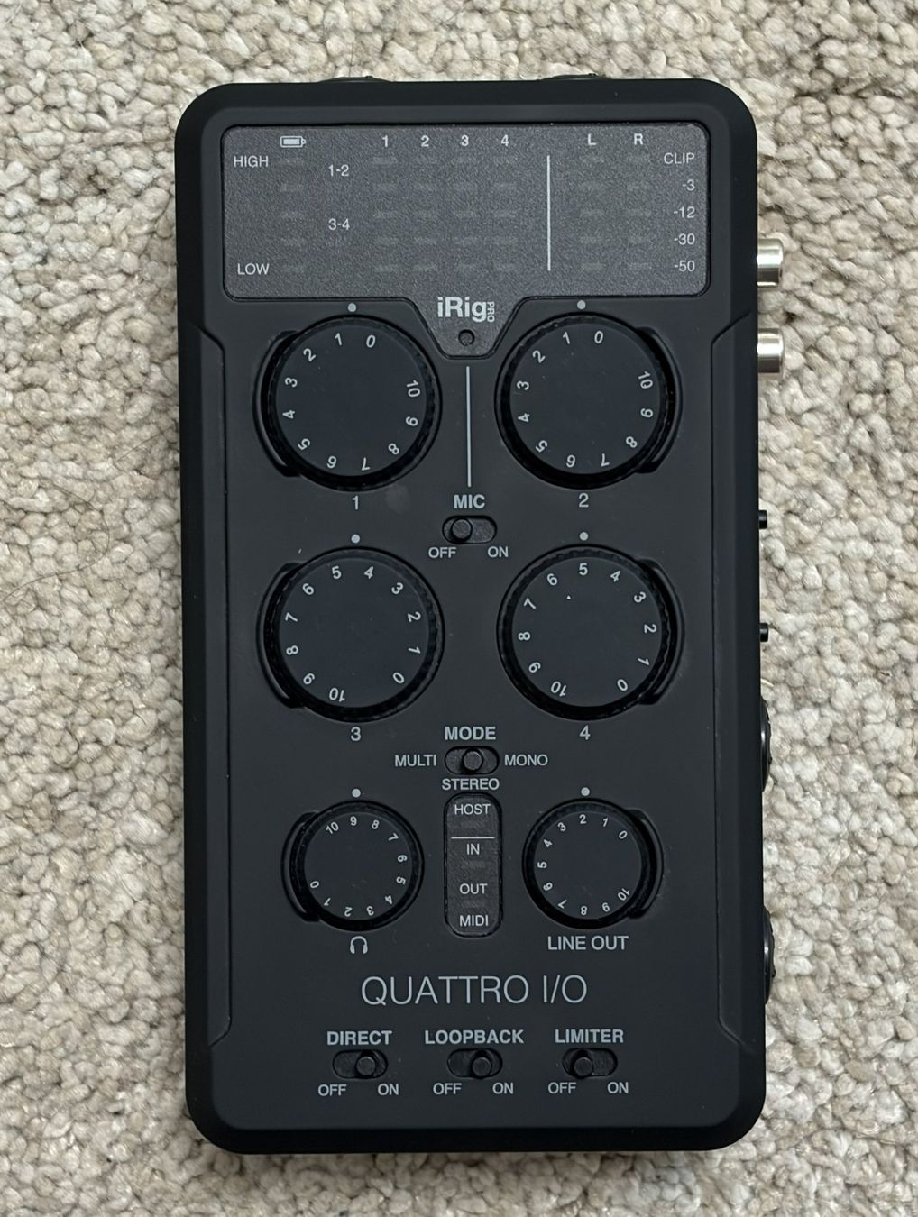 IK Multimedia Studioequipment: iRig Pro Quattro I/O Deluxe - Audio Interface – Gebraucht aus Bertschikon Gossau von Jago4 1