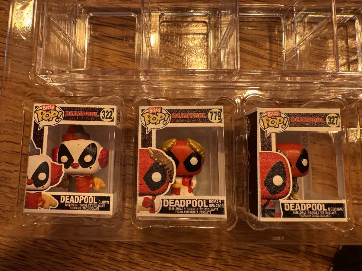 Funko Statuette: Funko Bitty Pop! Deadpool Set - Selten & Komplett! – Nuovo (secondo la descrizione) da Safenwil venduto da Johnwick1986 1