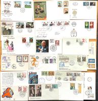 1980 FDC Europa - Bedeutende Persönlichkeiten  Teil 2