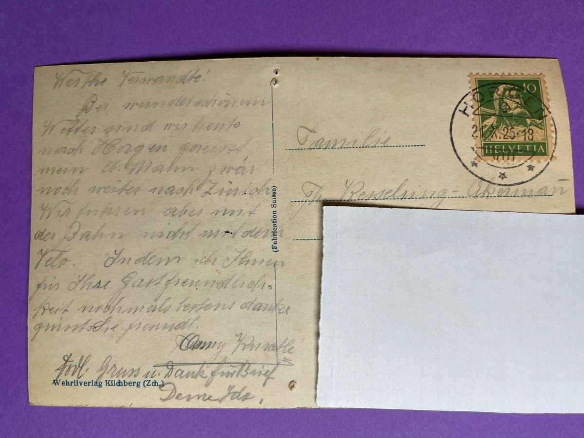 Cartoline postali: AK von Horgen – Usato da Rümlang venduto da Kartenpost1 1