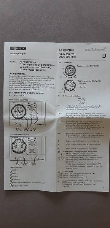 Altro in Utensili da giardino: Heizungsregler Sauter EQJW95D – Usato da Winkel venduto da Ordacosta 4