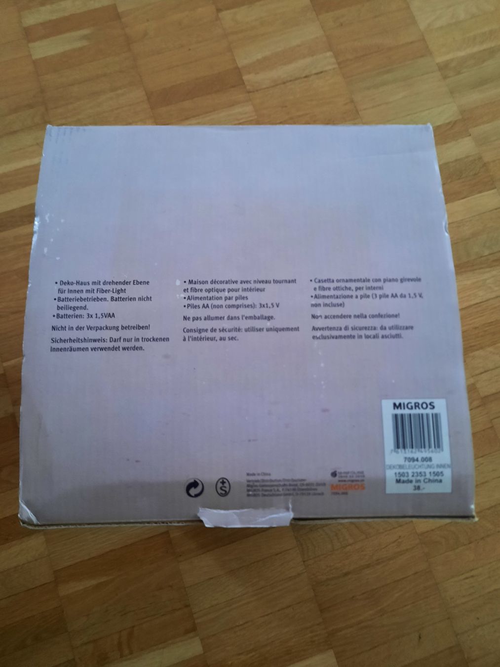 Migros Tutte le decorazioni: Leuchtendes Weihnachtshaus – Nuovo e nell'imballaggio originale da Langenthal venduto da lsej 2